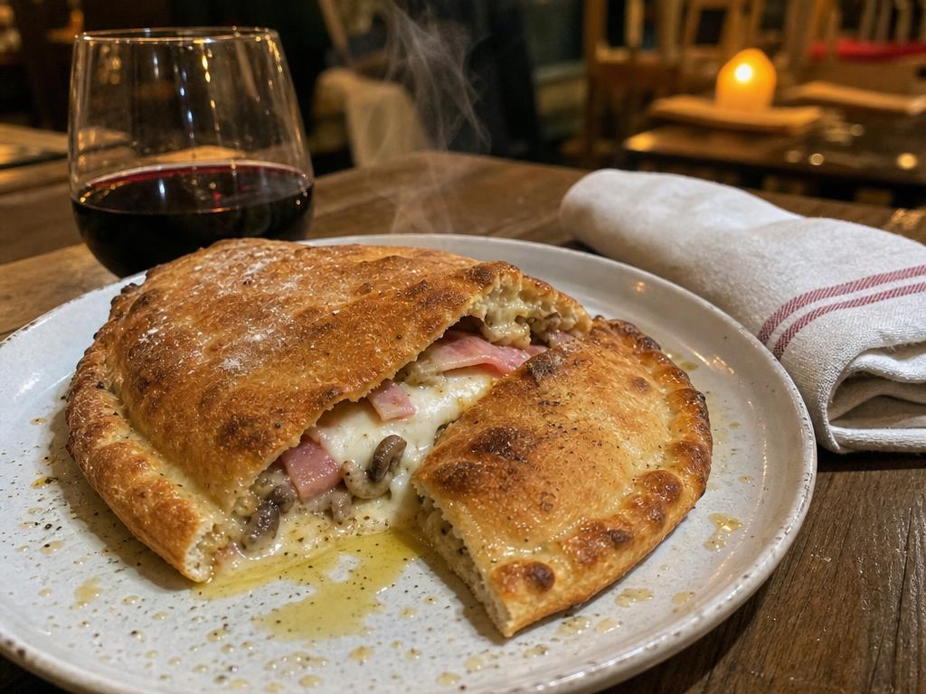 CALZONE — Skinka hos Restaurang Hörnan i Hörby